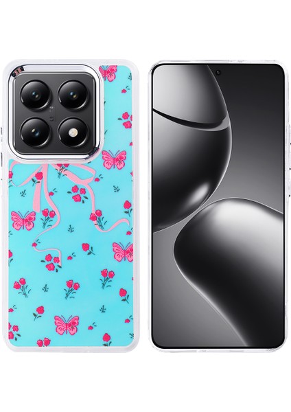 14T Pro Kılıf Airbag Tasarımlı Brvh Hadra Kapak - Kelebek