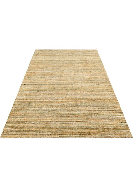 Mutli Loop Lime El Dokuma, Yün ve Viskonun Doğal Uyumuyla Üretilmiş, Salon Oturma Odası Halısı