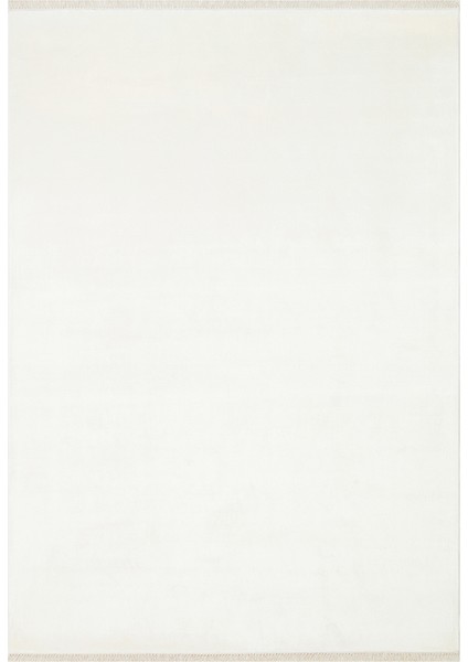 Porto Whıte, %100 Viskon Kullanılarak Üretilmiş, Modern Tasarımlı Sade ve Şık Salon Halısı