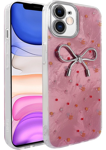 iPhone 11 Kılıf Kamera Korumalı Figürlü Brvh Ponti Silikon Kapak - Lila fiyatları