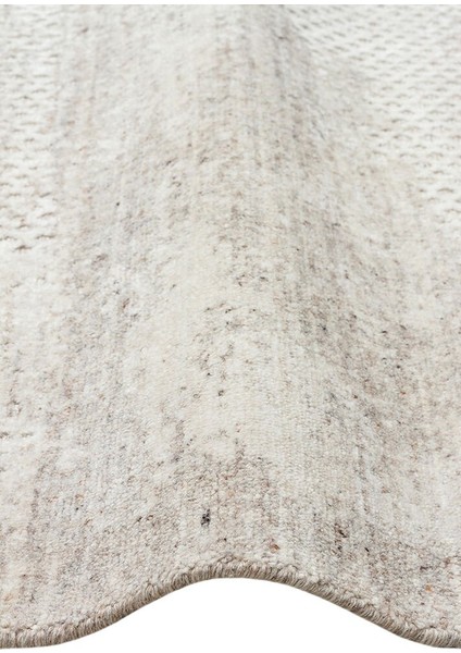 Exotic Beıge, %100 El Dokuması, Yün, Viskon Karışımı ile Üretilmiş Kendinden Desenli Salon Halısı
