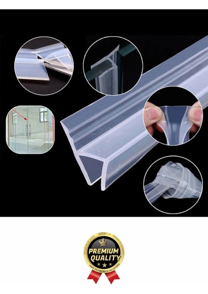 Çok Amaçlı Su Soğuk Geçirmez Kapı Pencere Cam Duşakabin Yalıtım Silikon Kenar Koruyucu 1.2 cm x 1 mt fiyatları