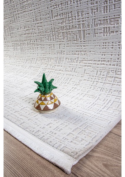 Krem Beyaz Modern Doğal Taban Saçaklı Özel Ölçü Salon Koridor Mutfak Çocuk Oturma Odası Halısı Yolluk fırsatları