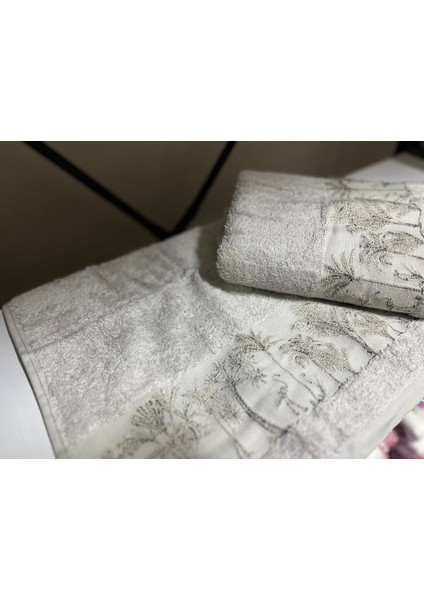 Palmiye Desenli El Yüz Havlusu