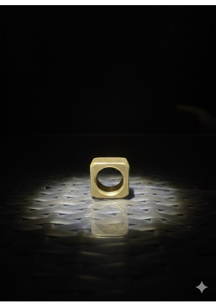 Pirinç Kare Peçete Halkası Modern Gold Sofralık Sunum Aksesuarı | 24 x 24MM modelleri