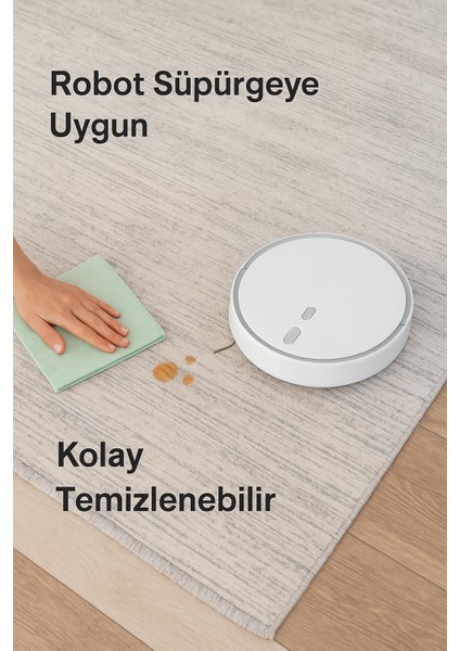 Krem Gri Modern Doğal Taban Saçaklı Özel Ölçü Salon Koridor Mutfak Çocuk Oturma Odası Halısı Yolluk indirimleri