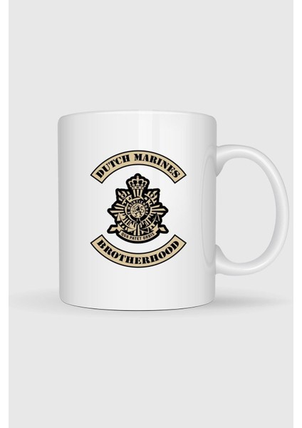 Hollanda Deniz Piyadeleri Baskılı Kupa Bardak