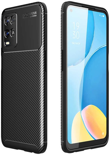 Oppo A54 4g Kılıf Brvh Negro Silikon Kapak-Siyah