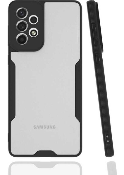 Galaxy A73 Kılıf Brvh Parfe Kapak-Siyah
