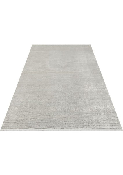 Athena Plaın Grey Sık Dokuma Tekniği ile Üretilen Viskon Modern ve Sade Makine Halısı