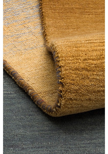 Odesa Gold Grey, Modern Çizgilere Sahip Renk Geçişli %100 Saf Yün ile Üretilen Salon Halısı modelleri