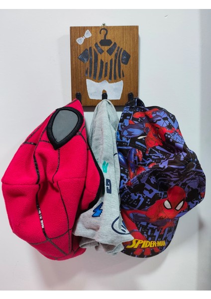 Ahşap Dekoratif Duvar Anahtarlık ,çocuk Giysi Takı, Aksesuar Askısı Erkek Elbisesi Beşiktaş Renkli Siyah Beyaz Desenli ,çoklu Kancalı Askı Çok Amaçlı Askılık fiyatları