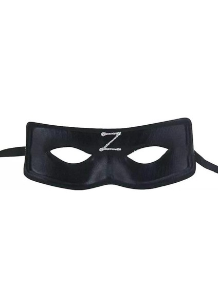 Zorro Maskesi Z Baskılı Lastikli