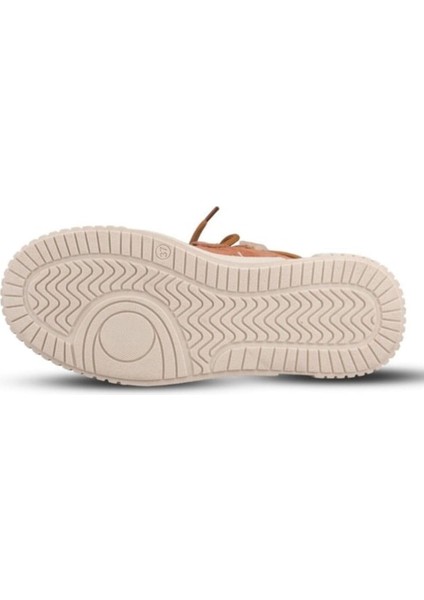 Mp 242-1876, Taba Süet Kadın Bağcıklı Spor Bot