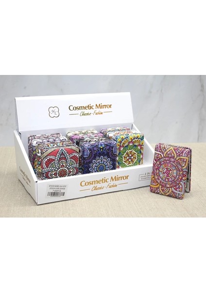 Taşlı El Aynası Dikdörtgen Kalın ALK3737