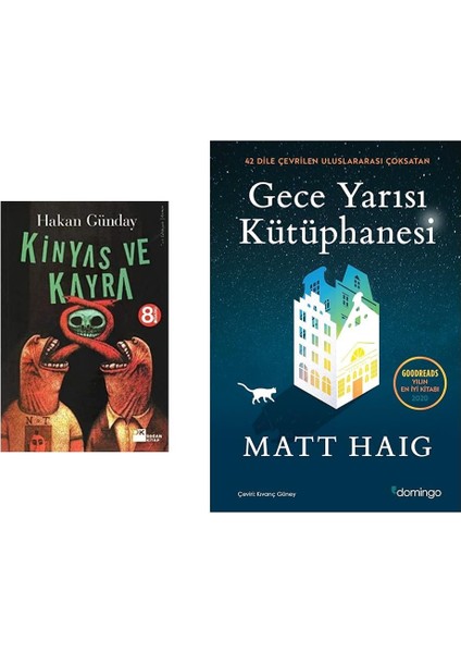 Kinyas ve Kayra + Geceyarisi Kutuphanesi =2set