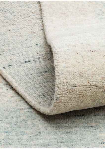 Exotic Beıge Teal, %100 El Dokuması, Yün, Viskon ile Üretilmiş Kendinden Desenli Salon Halısı modelleri