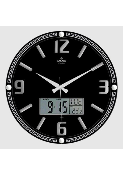 T-710-G-1 Premium Kabartma Rakam Dijital Duvar Saati