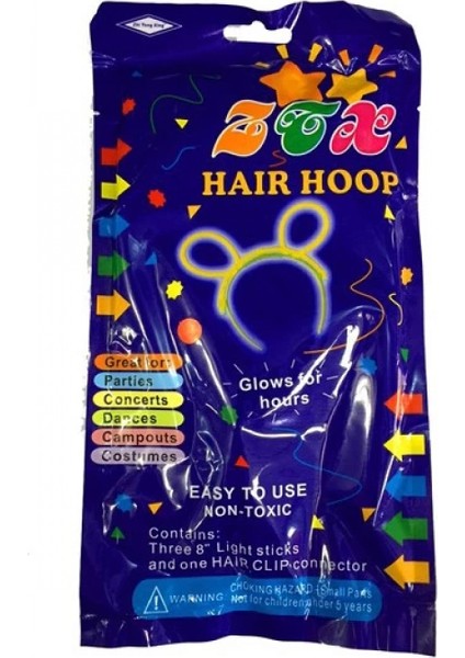 - Taç Fosforlu Taç Pembe Renk 12 Adet