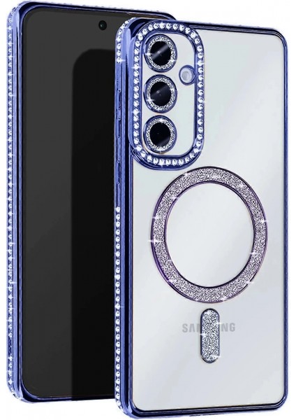 Samsung Galaxy S25 Edge Joke Simli Magneticsafe Kılıf - Mavi