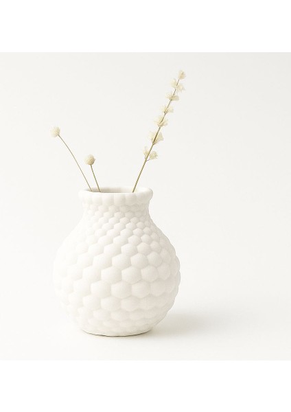 Dekoratif Kabarcıklı Beton Vazo