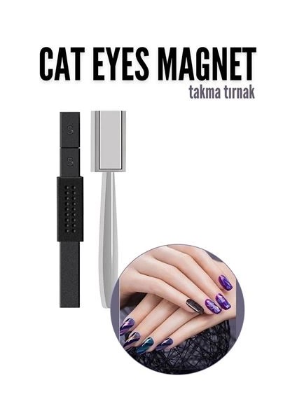 Bfs Cat Eyes Tırnak Mıknatısı – 3D Efektli Manyetik Takma Tırnak Sanatı Için Profesyonel Set