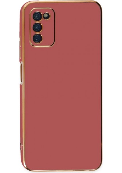 Samsung Galaxy A03S Kılıf Volet Silikon - Kırmızı fiyatları