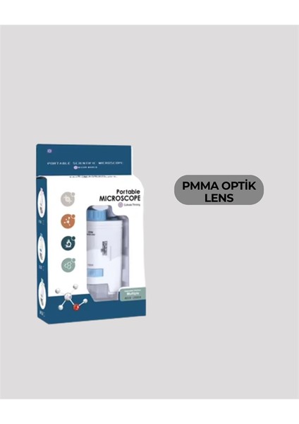 Bfs Pmma Optik Lensli Kompakt Taşınabilir Mikroskop modelleri
