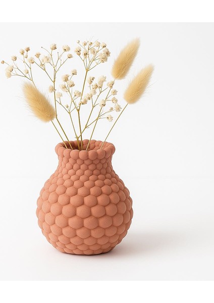 Kabarcıklı Beton Vazo