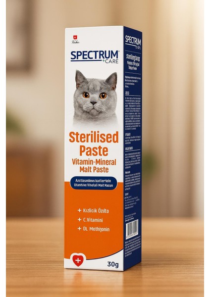 Sterilised Paste Kısırlaştırılmış Kediler Için Vitamin ve Mineralli Malt Macunu 30 gr fiyatları