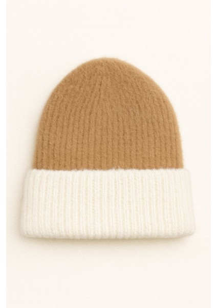 Kadın Kışlık Kalın Akrilik Yumuşacık Tüylü Örgü Bere