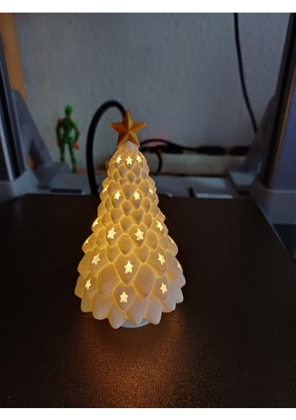 Yılbaşı Çam Ağacı Dekorasyonu Tea Light Mum Standı | Gece Lambası, Hediyelik fiyatları