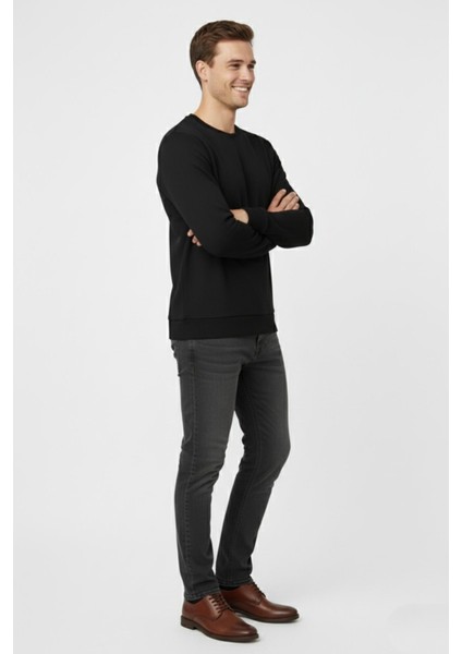 Erkek Sıfır Yaka Kazak Petek Örgü Klasik Kalıp 6635 BGL-ST04929 modelleri