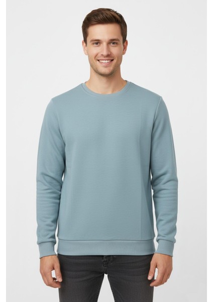 Erkek Sıfır Yaka Kazak Petek Örgü Klasik Kalıp 6635 BGL-ST04929