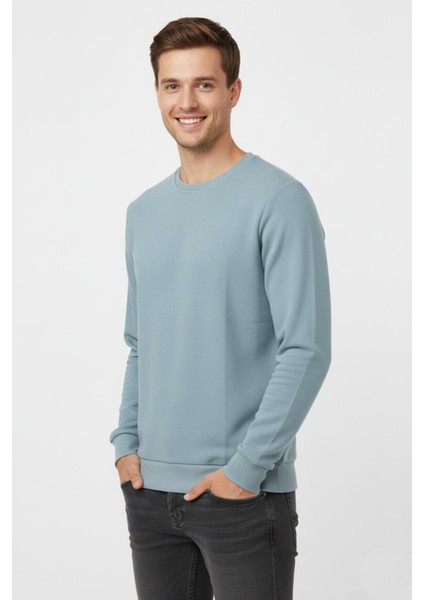 Erkek Sıfır Yaka Kazak Petek Örgü Klasik Kalıp 6635 BGL-ST04929 fiyatları