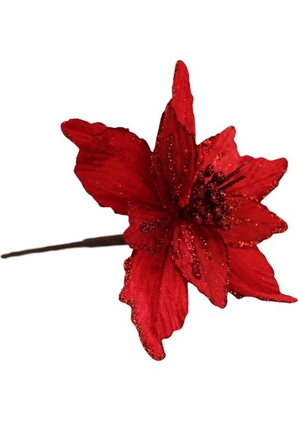 Yılbaşı Ağacı Atatürk Çiçeği Kırmızı 20 cm