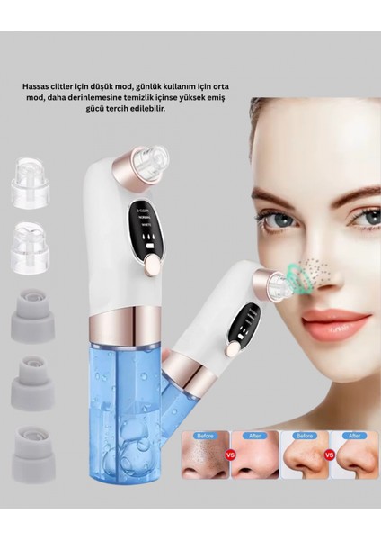 Ieg® Vakum Teknolojili Siyah Nokta Temizleyici – Cilt Tonu Eşitleyen Masajlı Cilt Bakım Cihazı modelleri