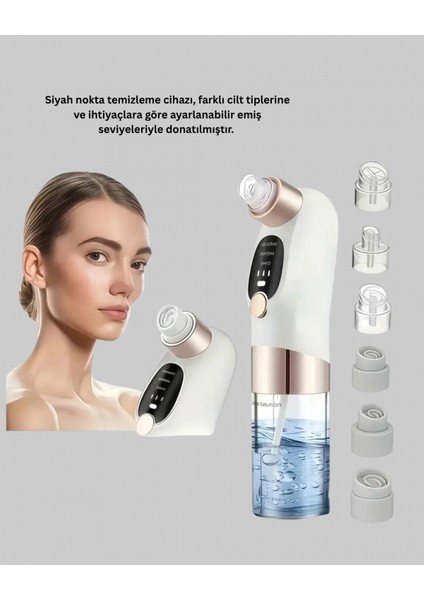 Ieg® Vakum Teknolojili Siyah Nokta Temizleyici – Cilt Tonu Eşitleyen Masajlı Cilt Bakım Cihazı indirimleri