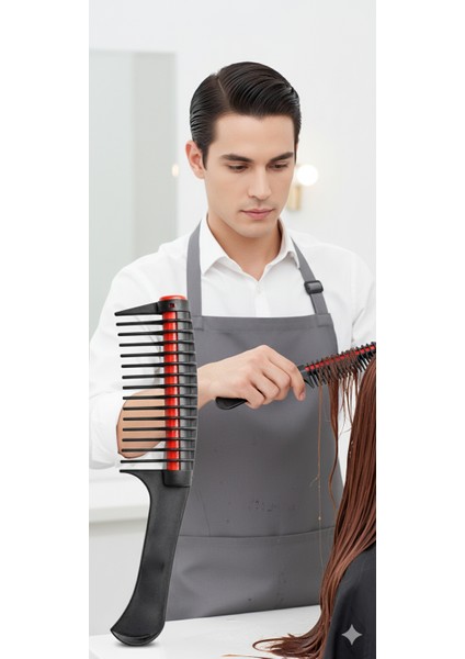 Profesyonel Saç Boyama Tarağı – Renk Ayırıcı & Boya Sıyırıcı Kuaför Tarağı 722364