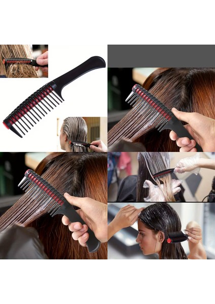 Profesyonel Saç Boyama Tarağı – Renk Ayırıcı & Boya Sıyırıcı Kuaför Tarağı 722364
