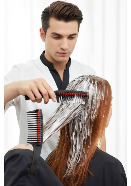 Profesyonel Saç Boyama Tarağı – Renk Ayırıcı & Boya Sıyırıcı Kuaför Tarağı 722364