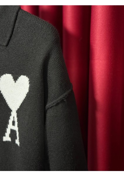 Kazak Işlemeli Düğmeli Polo Yaka - Ami De Coeu Özel Seri Üretim fiyatları