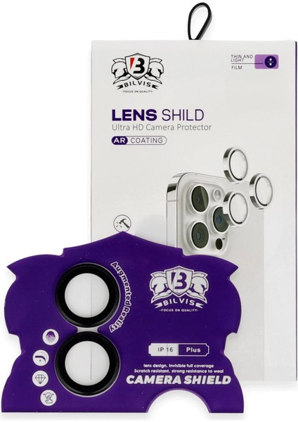 Newface Iphone 16 Bilvis Titan Kamera Lens - Siyah