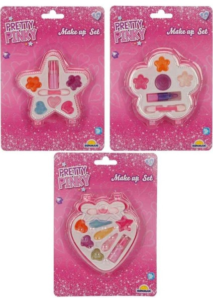 2594 SUN-Makyaj Seti Sürülebilir - Yıldız/Çiçek/Kalp Şekilli modelleri