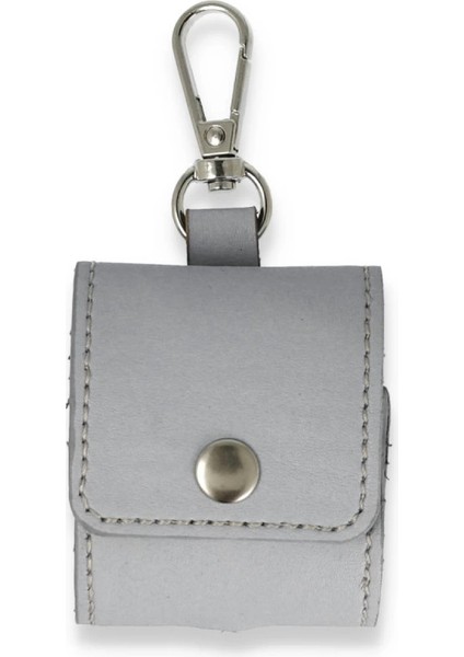 Airpods 2 (2.nesil) Askılı Kılıf - Gri