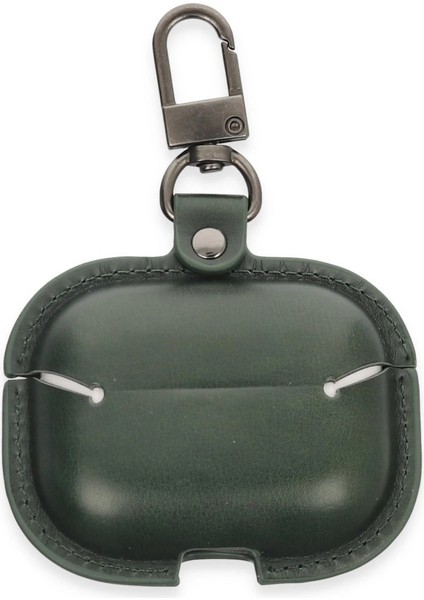 Airpods 3 (3.nesil) Çanta Deri Kılıf - Haki Yeşil fiyatları