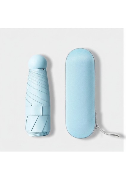 Uv Korumalı Portatif Katlanabilir Şemsiye – Su Geçirmez, Özel Kılıflı, Güneş ve Yağmur Için Kompakt Tasarı