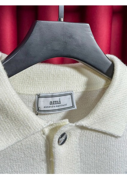 Kazak Işlemeli Düğmeli Polo Yaka - Ami De Coeu Özel Seri Üretim indirimleri