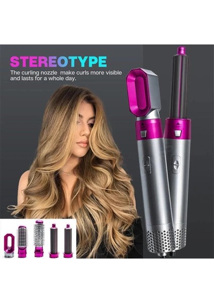 5 In 1 Hava Üflemeli Saç Düzleştirici (5358)