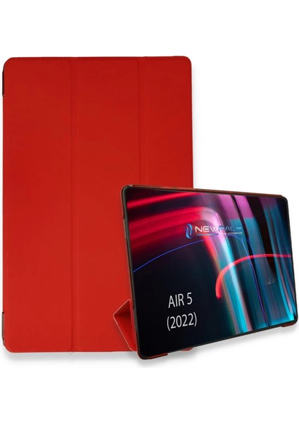 Ipad Air 5 (2022) Kılıf Tablet Smart Kılıf - Kırmızı